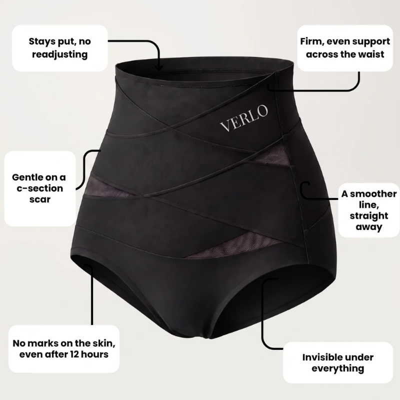 CrossBand™ Shaping Slip — High-Waisted Seamless Tummy Control