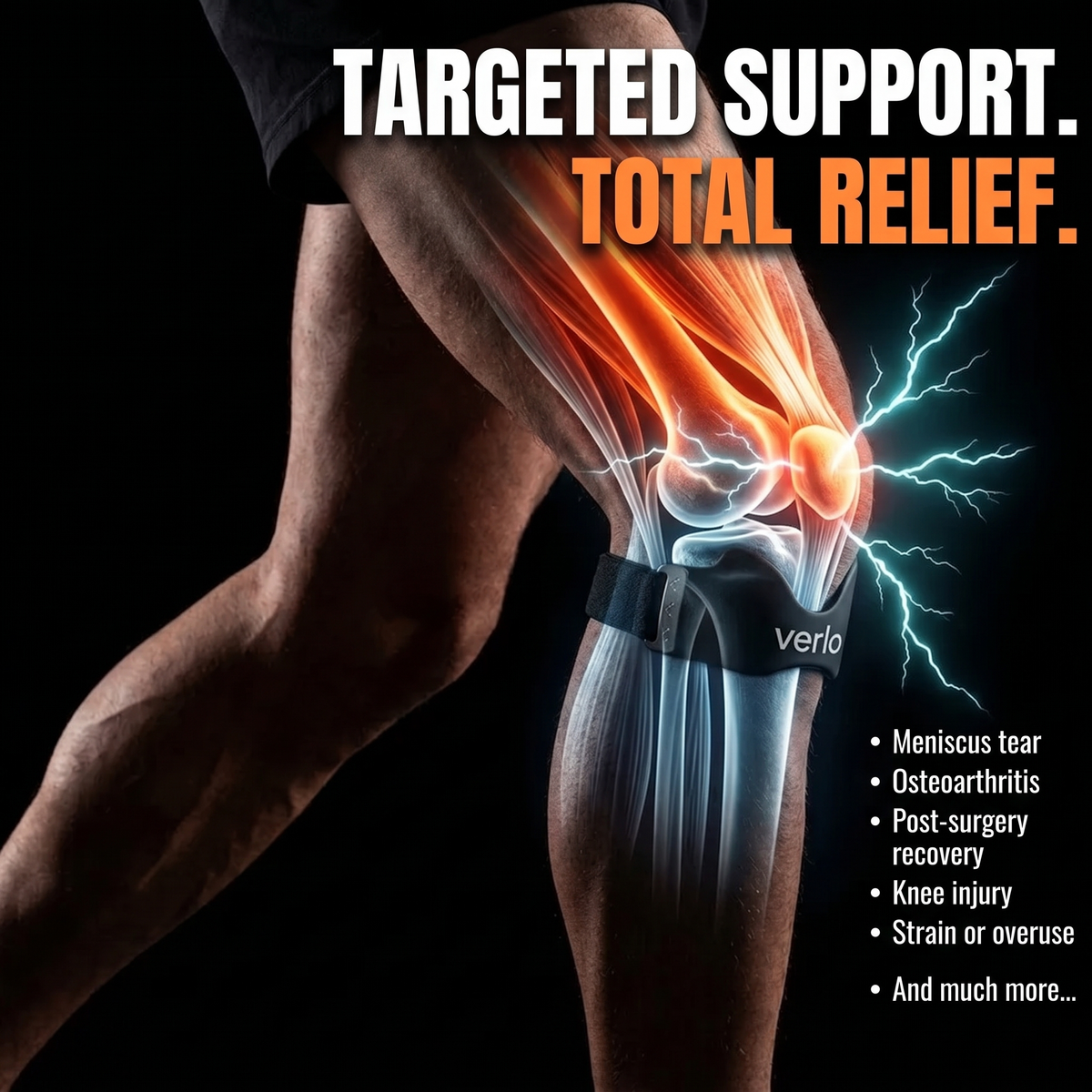 Verlo™ Precision Knee Strap | Move Freely, Train Harder